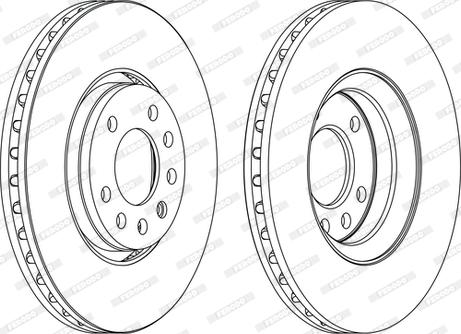 Ferodo DDF1215C - Disc frana aaoparts.ro