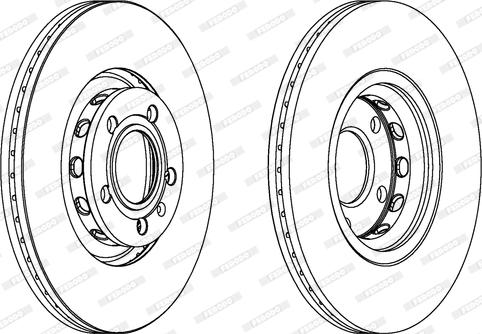 Ferodo DDF1706 - Disc frana aaoparts.ro