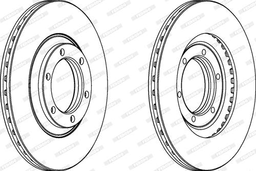Ferodo DDF356 - Disc frana aaoparts.ro