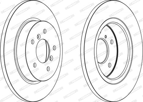 Ferodo DDF2683C - Disc frana aaoparts.ro