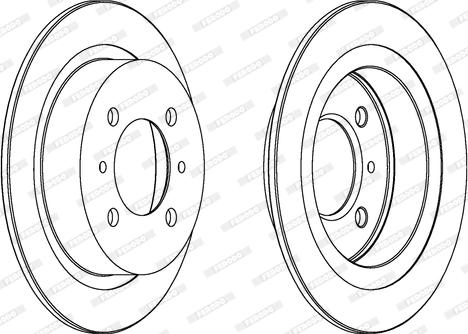 Ferodo DDF790 - Disc frana aaoparts.ro
