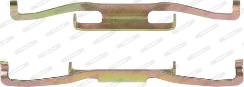 Ferodo FBA444 - Set accesorii, placute frana aaoparts.ro
