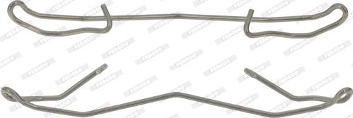 Ferodo FBA464 - Set accesorii, placute frana aaoparts.ro