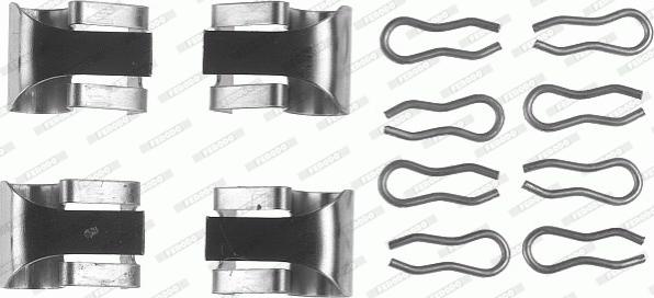 Ferodo FBA462 - Set accesorii, placute frana aaoparts.ro