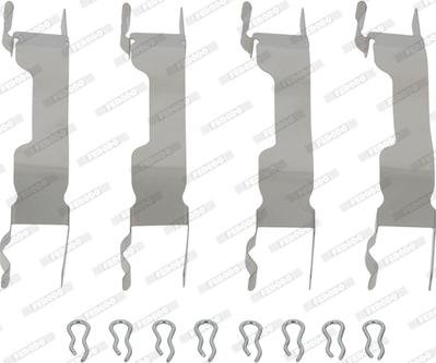 Ferodo FBA405 - Set accesorii, placute frana aaoparts.ro