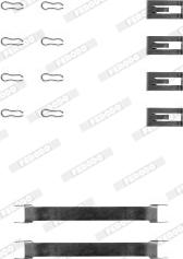 Ferodo FBA432 - Set accesorii, placute frana aaoparts.ro