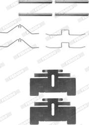 Ferodo FBA428 - Set accesorii, placute frana aaoparts.ro