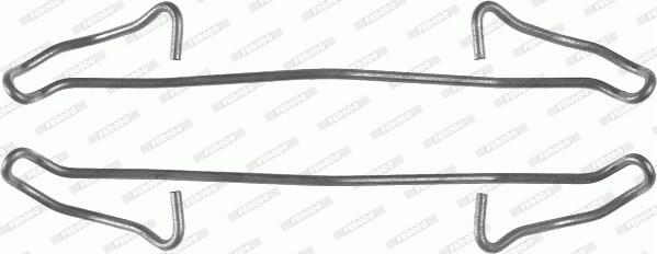 Ferodo FBA500 - Set accesorii, placute frana aaoparts.ro