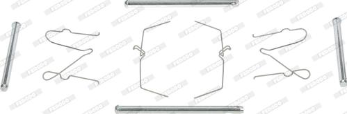 Ferodo FBA508 - Set accesorii, placute frana aaoparts.ro