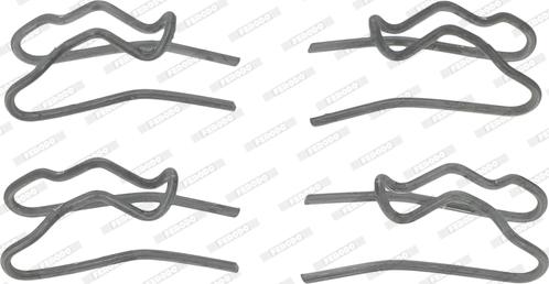 Ferodo FBA521 - Set accesorii, placute frana aaoparts.ro