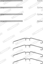 Ferodo FBA523 - Set accesorii, placute frana aaoparts.ro
