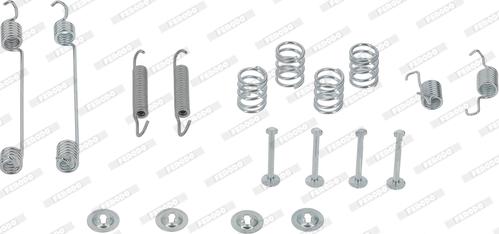 Ferodo FBA52 - Set accesorii, sabot de frana aaoparts.ro