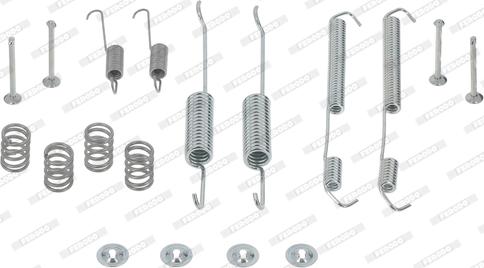 Ferodo FBA151 - Set accesorii, sabot de frana aaoparts.ro