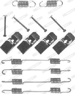 Ferodo FBA102 - Set accesorii, sabot de frana aaoparts.ro