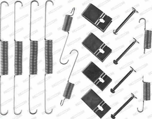 Ferodo FBA183 - Set accesorii, sabot de frana aaoparts.ro