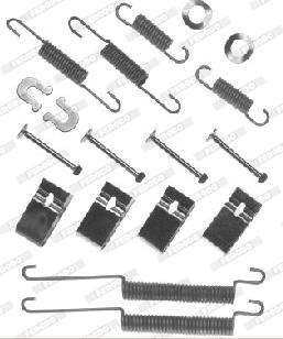 Ferodo FBA120 - Set accesorii, sabot de frana aaoparts.ro