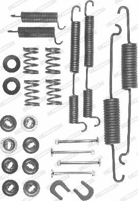 Ferodo FBA87 - Set accesorii, sabot de frana aaoparts.ro