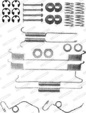 Ferodo FBA32 - Set accesorii, sabot de frana aaoparts.ro