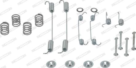 Ferodo FBA204 - Set accesorii, sabot de frana aaoparts.ro
