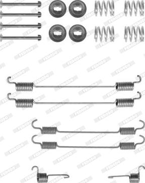 Ferodo FBA211 - Set accesorii, sabot de frana aaoparts.ro
