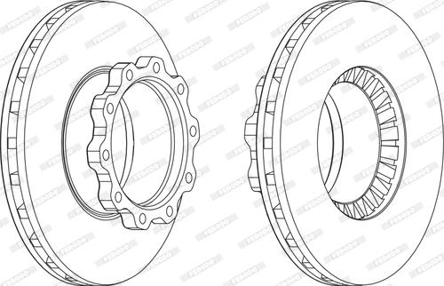 Ferodo FCR192A - Disc frana aaoparts.ro