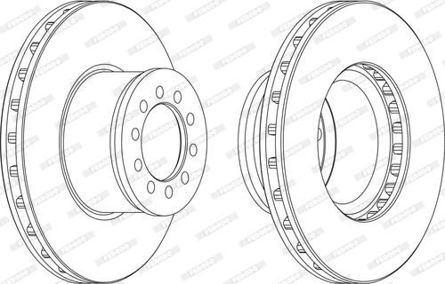 Ferodo FCR186A - Disc frana aaoparts.ro