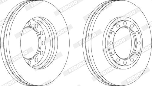 Ferodo FCR279A - Disc frana aaoparts.ro