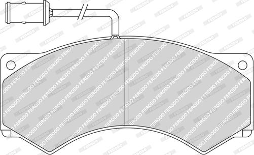 Ferodo FCV503 - Set placute frana,frana disc aaoparts.ro