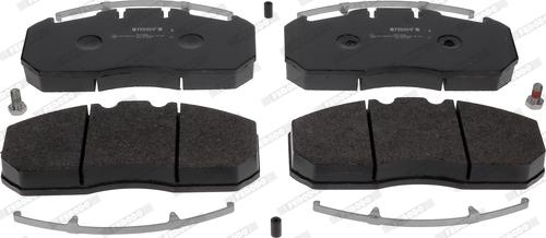 Ferodo FCV1653B - Set placute frana,frana disc aaoparts.ro