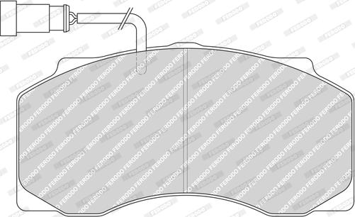 Ferodo FCV1042 - Set placute frana,frana disc aaoparts.ro