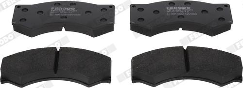 Ferodo FCV376 - Set placute frana,frana disc aaoparts.ro