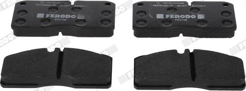 Ferodo FCV733 - Set placute frana,frana disc aaoparts.ro