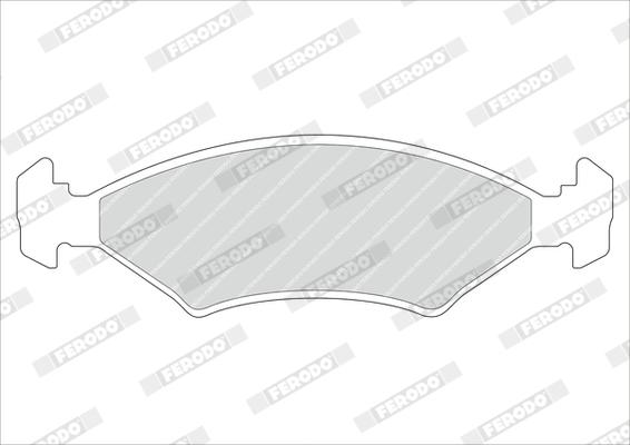Ferodo FDB966 - Set placute frana,frana disc aaoparts.ro