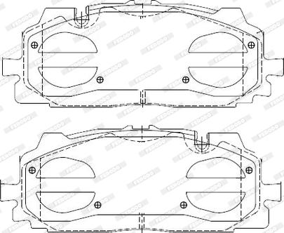 Ferodo FDB4959-D - Set placute frana,frana disc aaoparts.ro