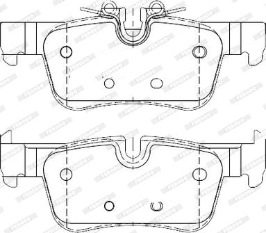 Ferodo FDB4954-D - Set placute frana,frana disc aaoparts.ro