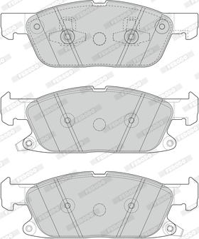 Ferodo FDB4930 - Set placute frana,frana disc aaoparts.ro