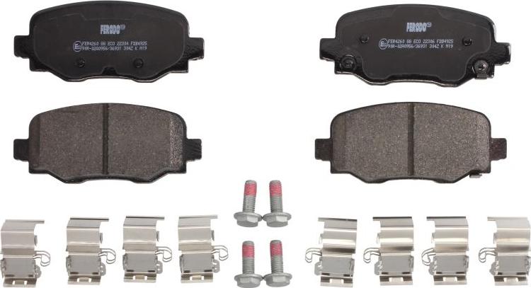 Ferodo FDB4925 - Set placute frana,frana disc aaoparts.ro