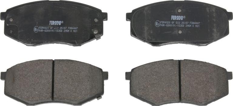 Ferodo FDB4447 - Set placute frana,frana disc aaoparts.ro