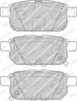 Ferodo FDB4430-D - Set placute frana,frana disc aaoparts.ro