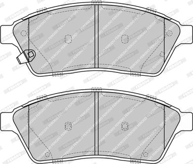 MDR MFP-2041 - Set placute frana,frana disc aaoparts.ro