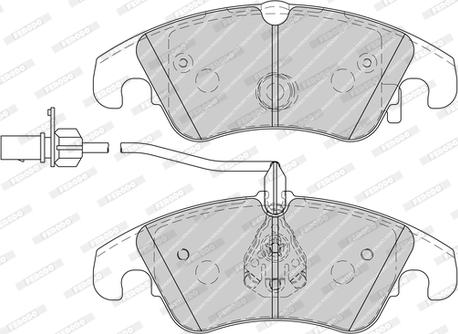 Ferodo FDB4044-D - Set placute frana,frana disc aaoparts.ro