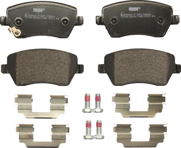 Ferodo FDB4069 - Set placute frana,frana disc aaoparts.ro
