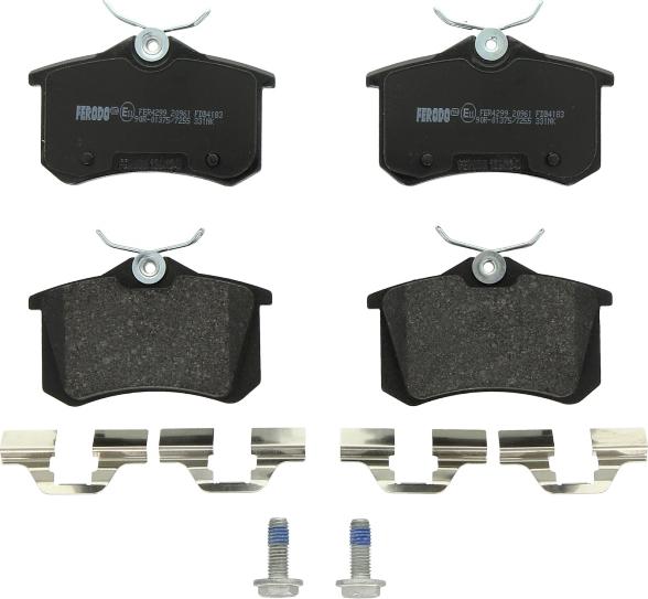 Ferodo FDB4183 - Set placute frana,frana disc aaoparts.ro
