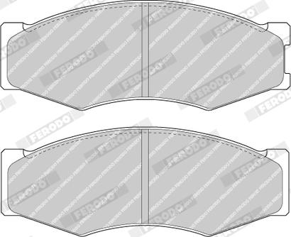 Ferodo FDB486 - Set placute frana,frana disc aaoparts.ro