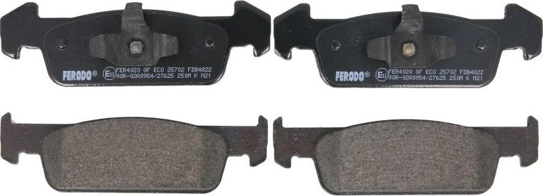 Ferodo FDB4822 - Set placute frana,frana disc aaoparts.ro