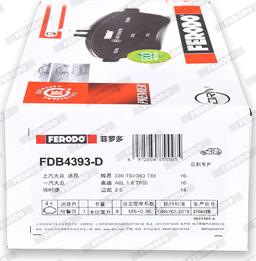 Ferodo FDB4393-D - Set placute frana,frana disc aaoparts.ro