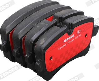 Ferodo FDB4393-S - Set placute frana,frana disc aaoparts.ro