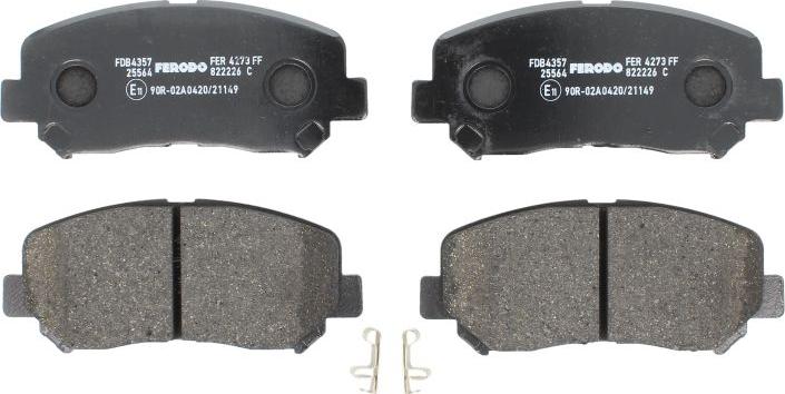 Ferodo FDB4357 - Set placute frana,frana disc aaoparts.ro