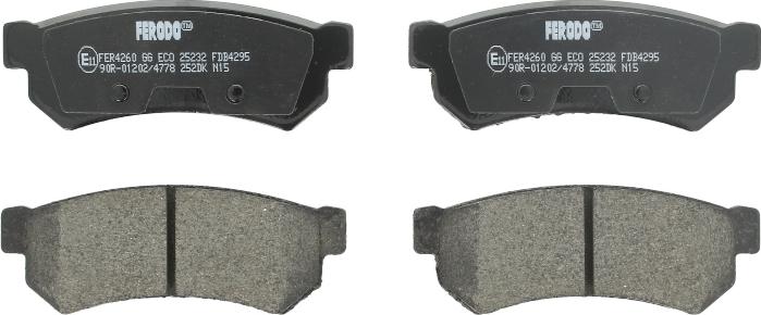 Ferodo FDB4295 - Set placute frana,frana disc aaoparts.ro