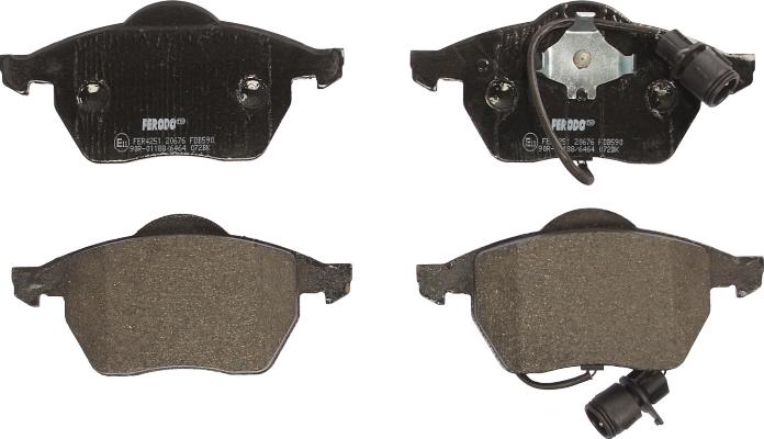 Ferodo FDB590 - Set placute frana,frana disc aaoparts.ro